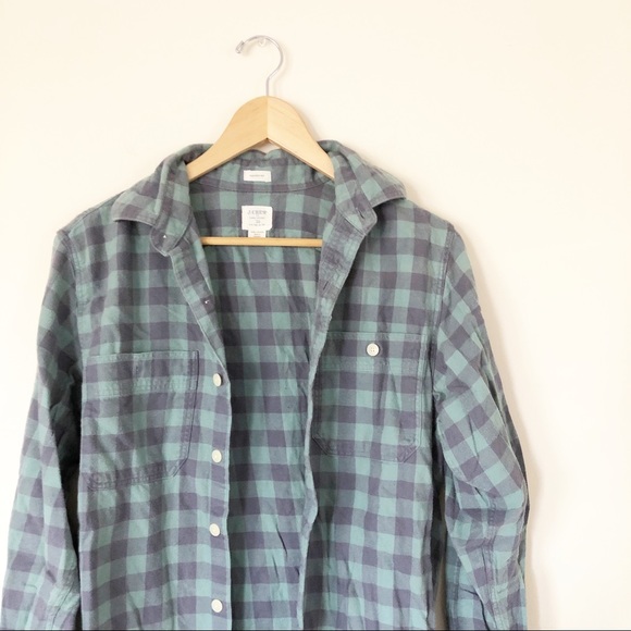 J. Crew Tops - J. Crew Factory | Tailored Fit Flannel Shirt